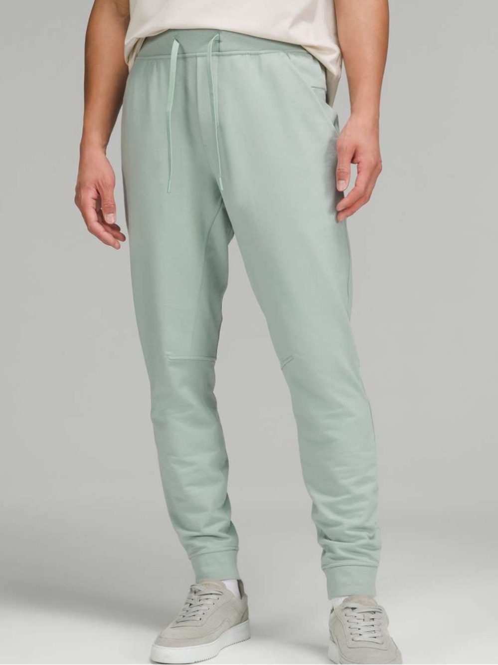 Lululemon City Sweat Jogger Men’s Large Silver Blue French Terry
